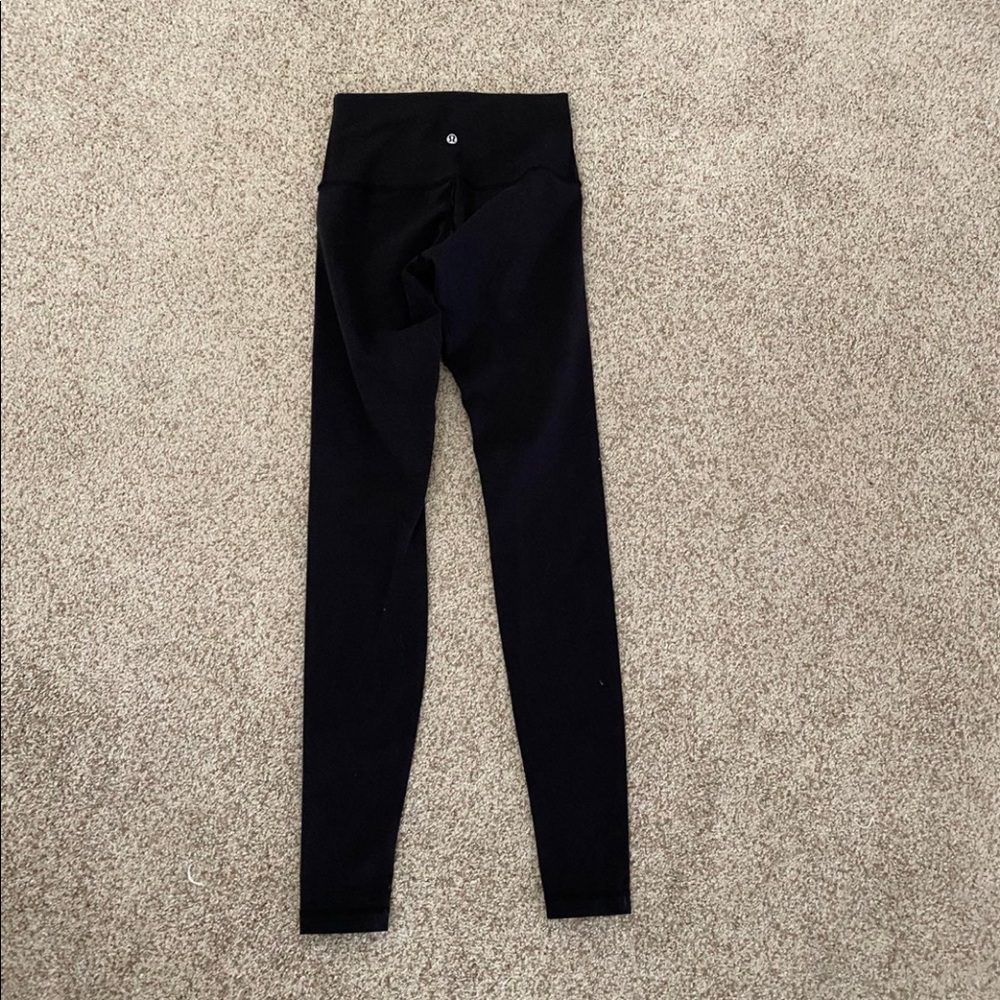 Lululemon Wunder Under High Rise Black Leggings Size 6